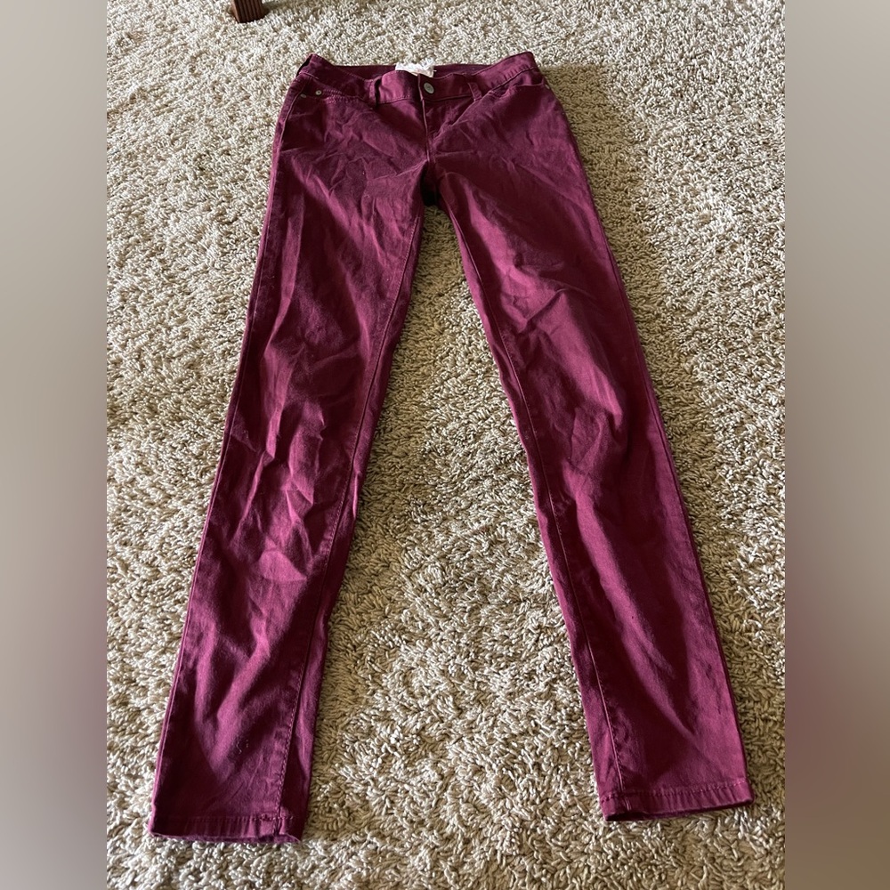 Altar'd State Red Straight Leg Jeans
